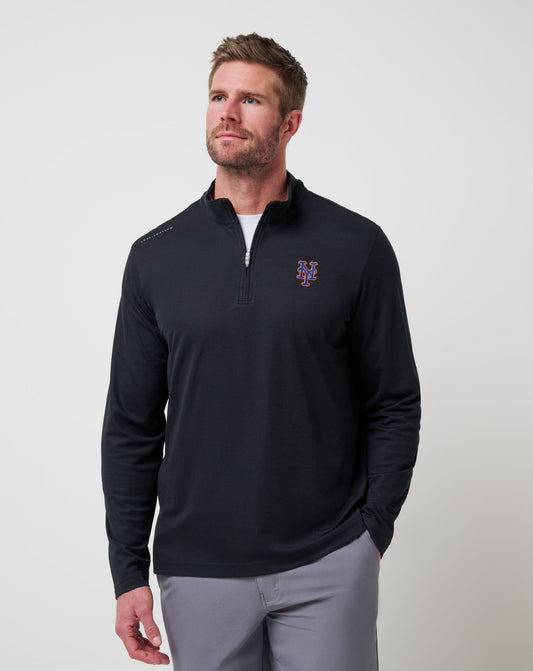 Travis Mathew New York Mets Time To Tailgate Quarter Zip