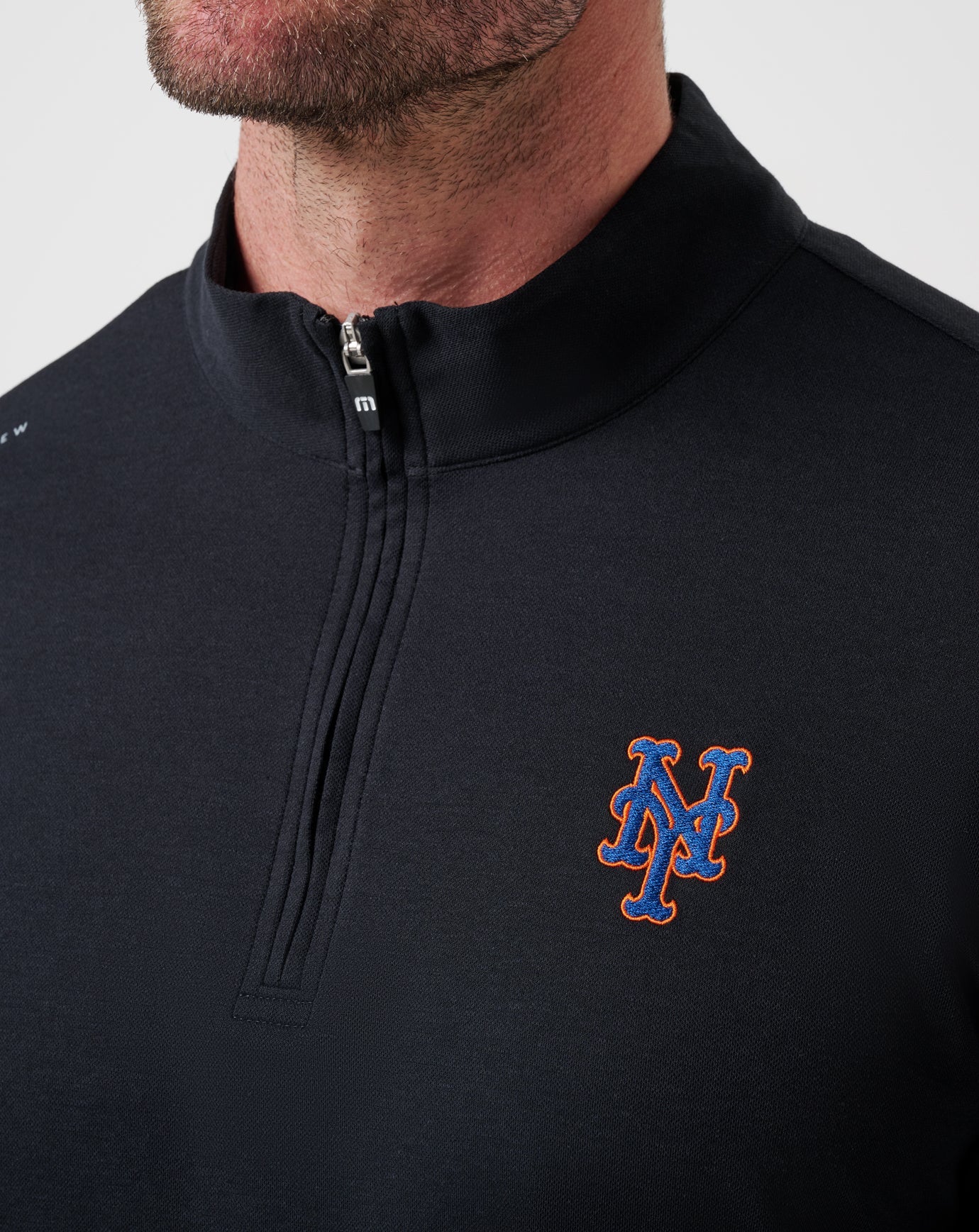 Travis Mathew New York Mets Time To Tailgate Quarter Zip