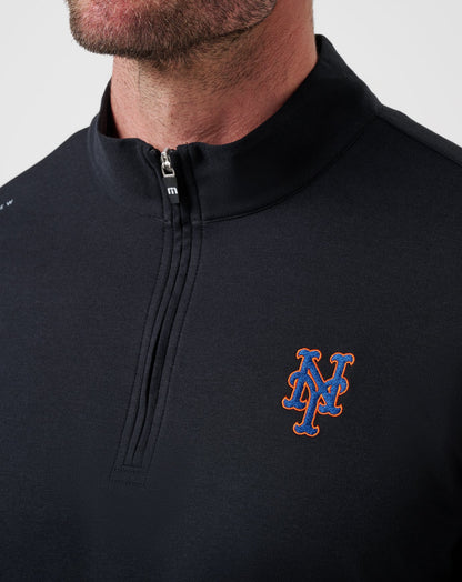 Travis Mathew New York Mets Time To Tailgate Quarter Zip