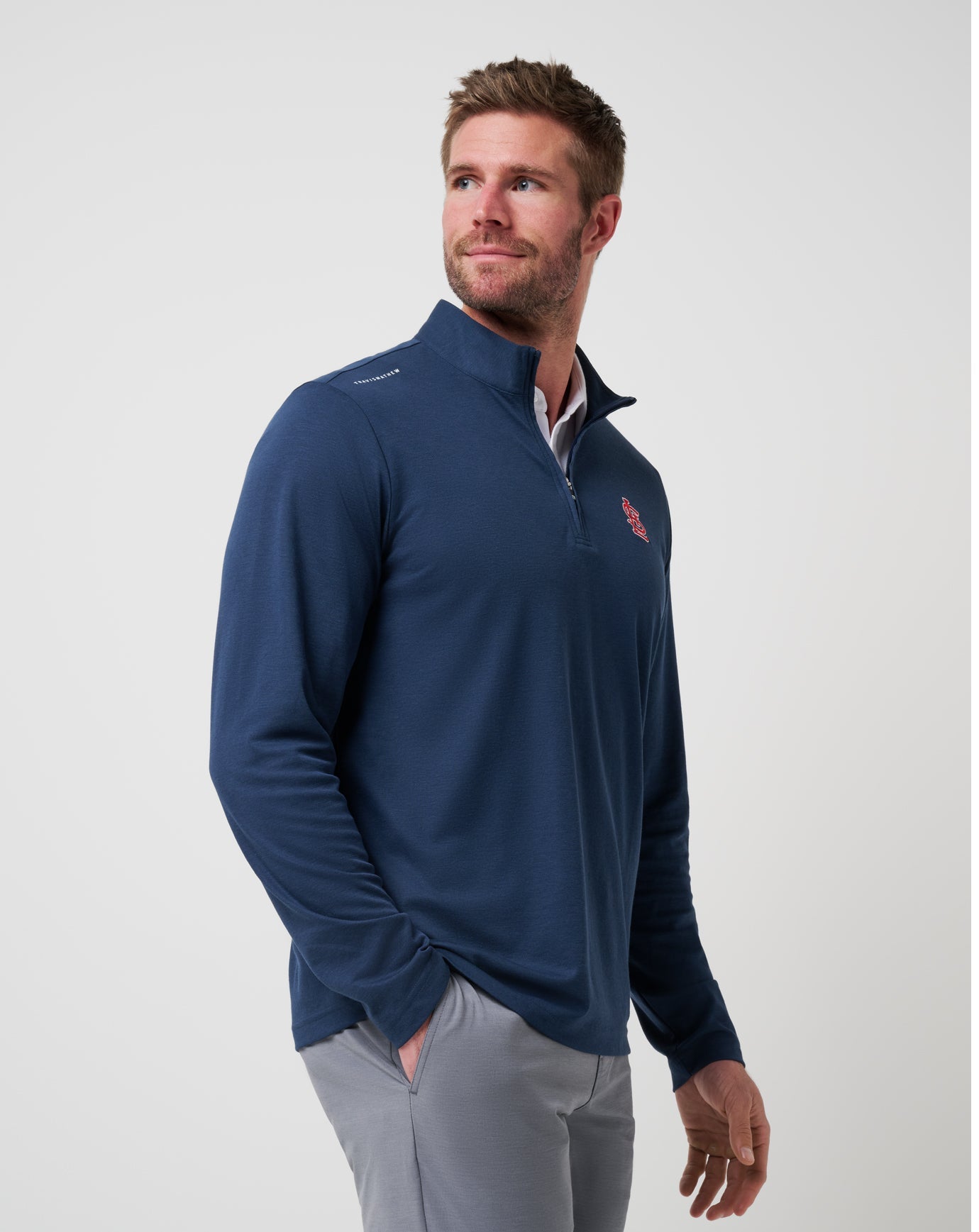 Travis Mathew St Louis Cardinals Time To Tailgate Quarter Zip