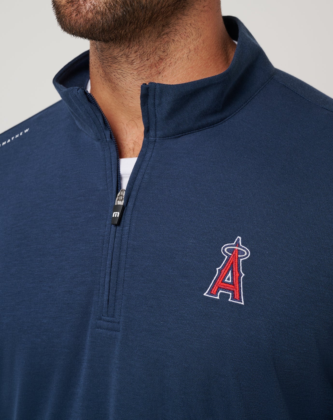Travis Mathew Los Angeles Angels Time To Tailgate Quarter Zip