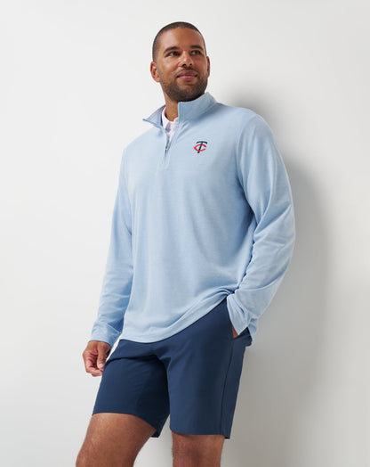 Travis Mathew Minnesota Twins Time To Tailgate Quarter Zip