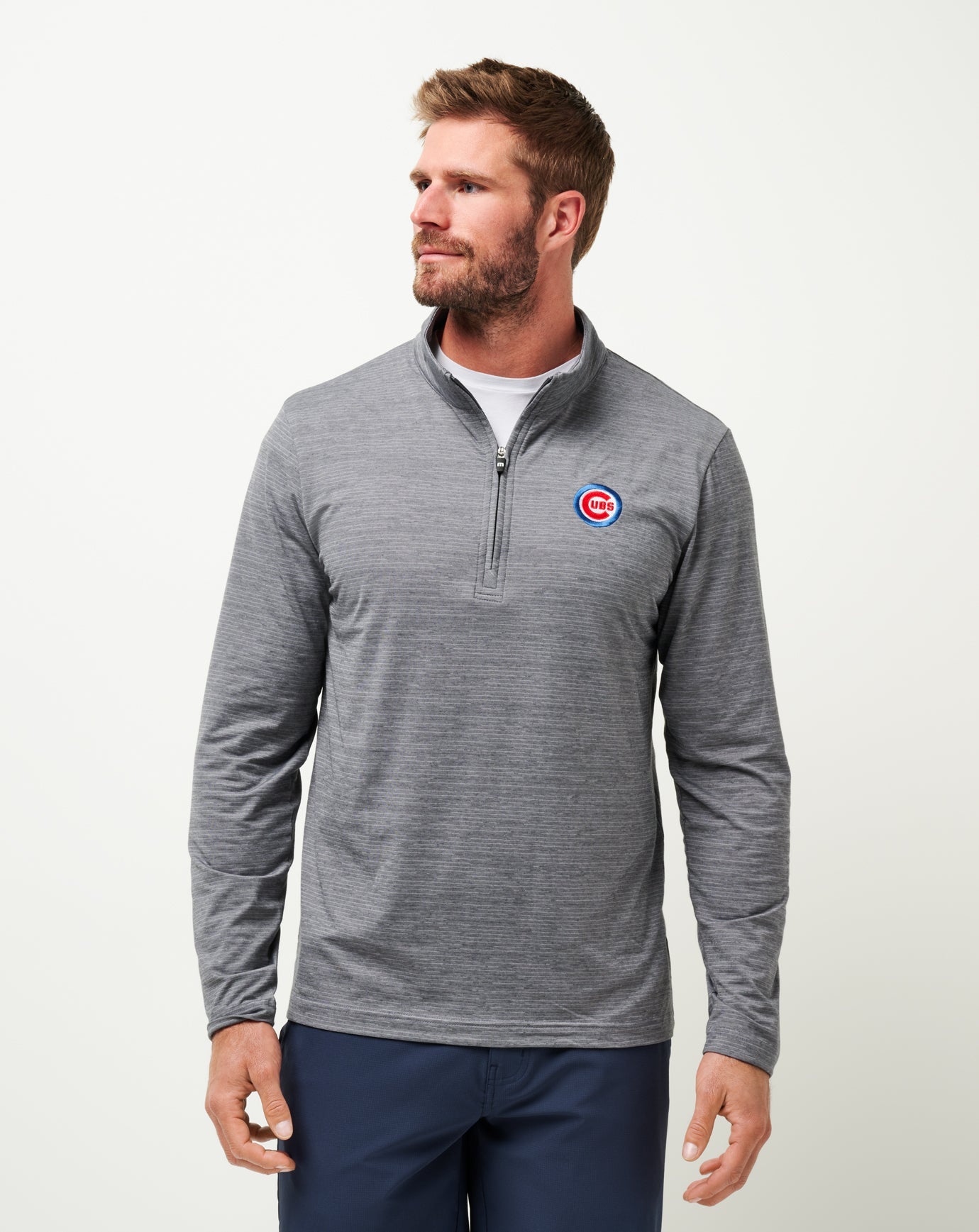 Travis Mathew Chicago Cubs The Heater Quarter Zip
