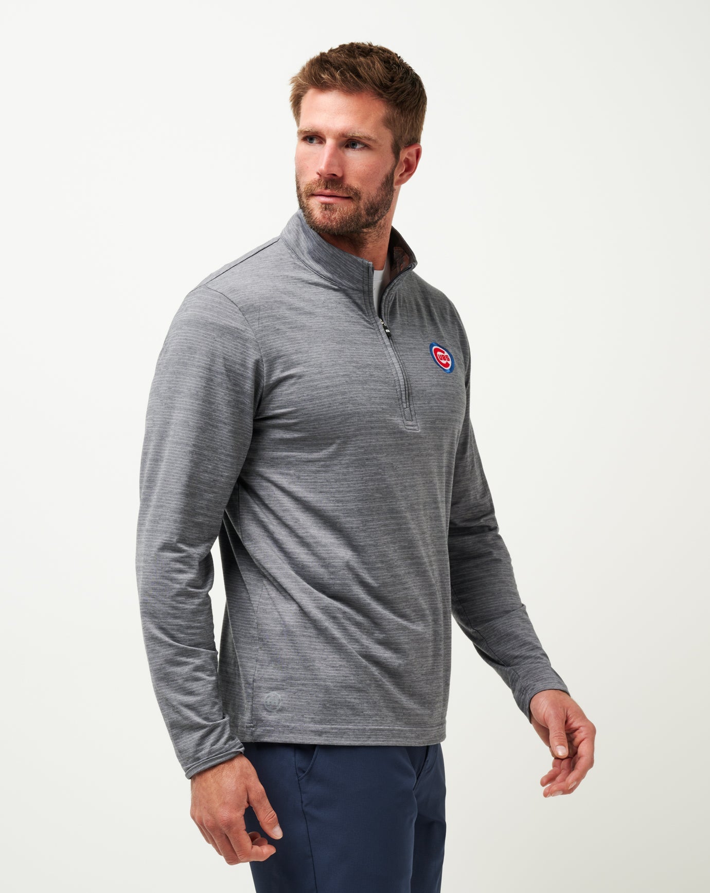 Travis Mathew Chicago Cubs The Heater Quarter Zip