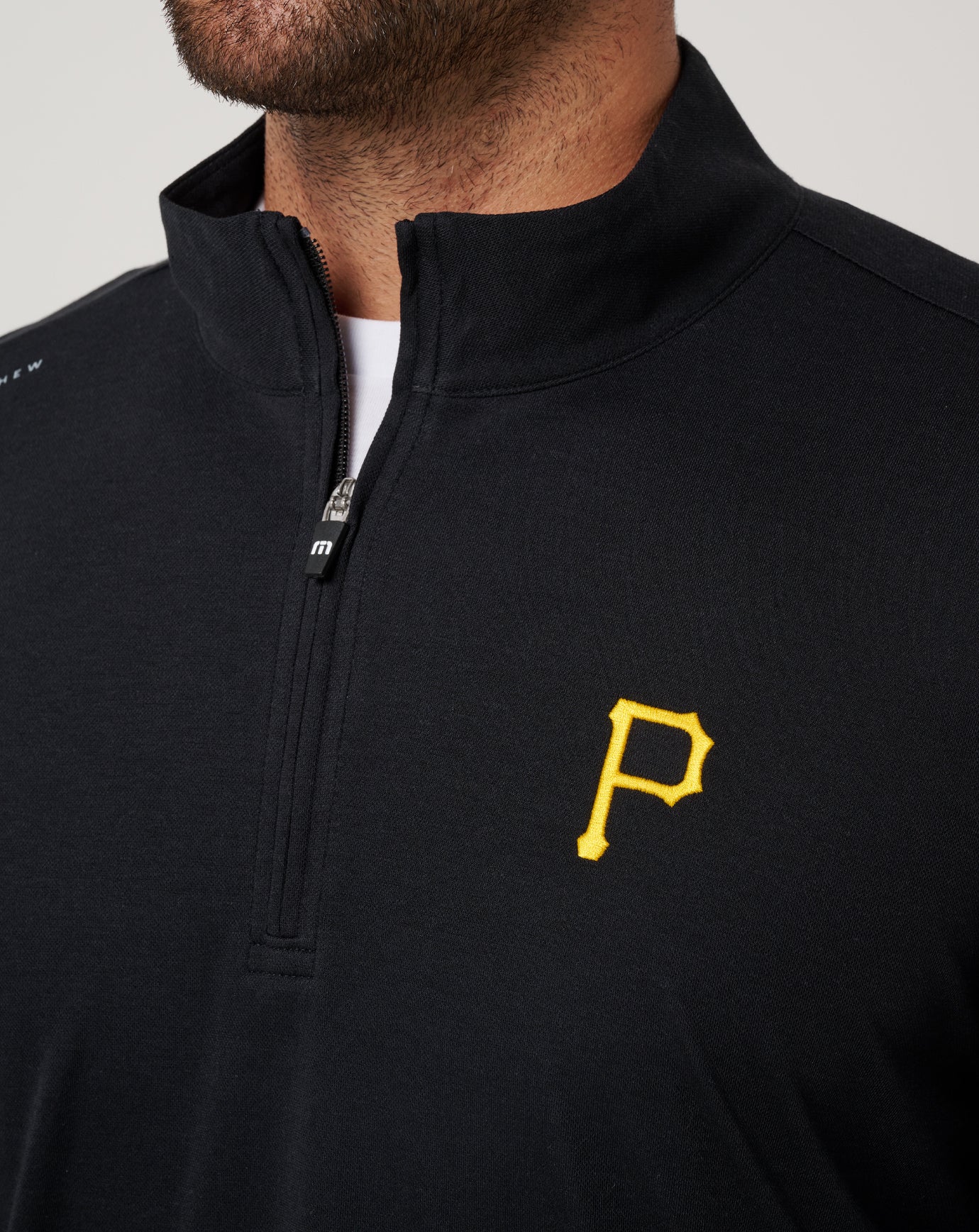 Travis Mathew Pittsburgh Pirates Time To Tailgate Quarter Zip