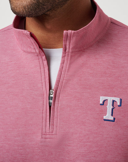 Travis Mathew Texas Rangers Time To Tailgate Quarter Zip