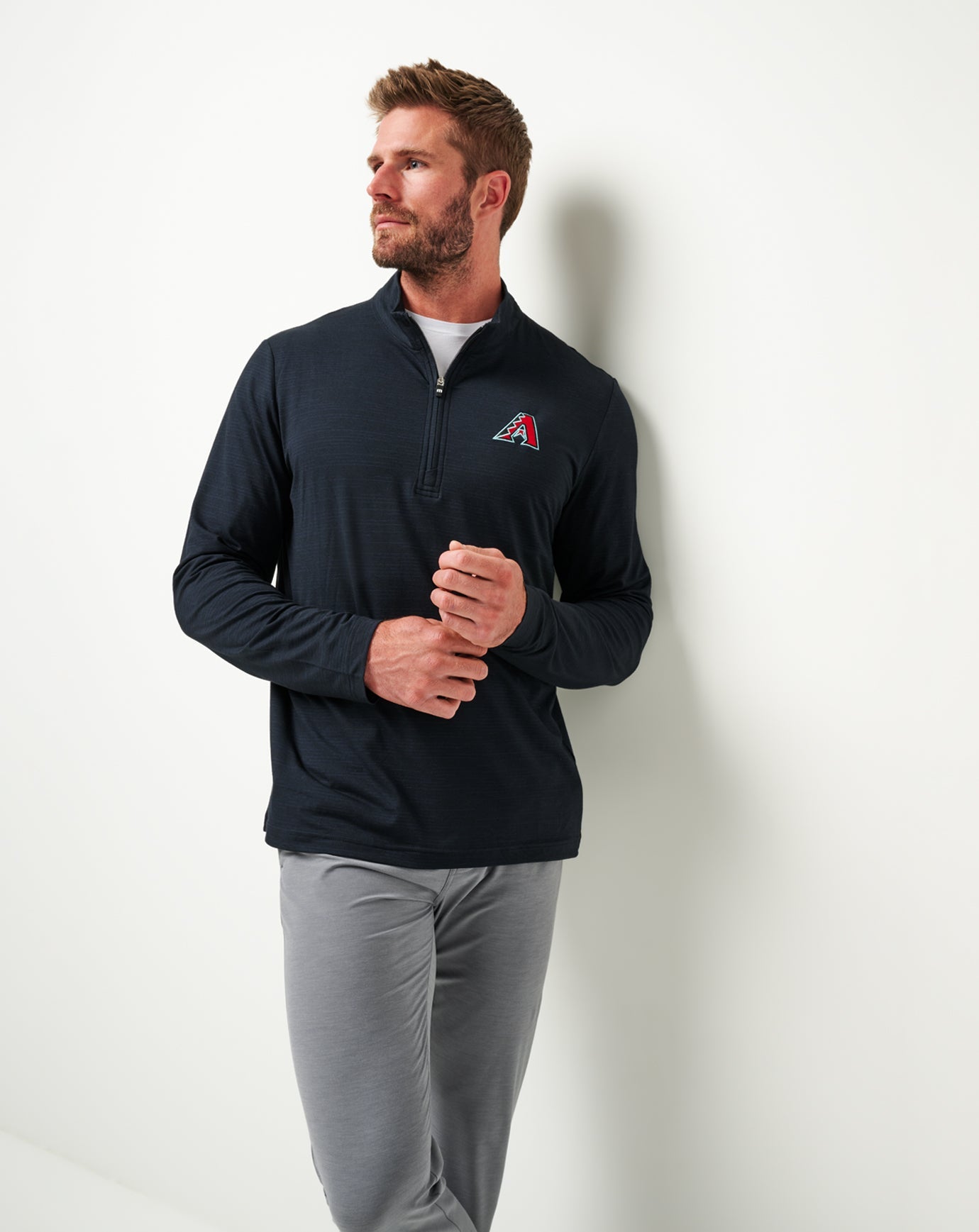 Travis Mathew Arizona Diamondbacks The Heater Quarter Zip