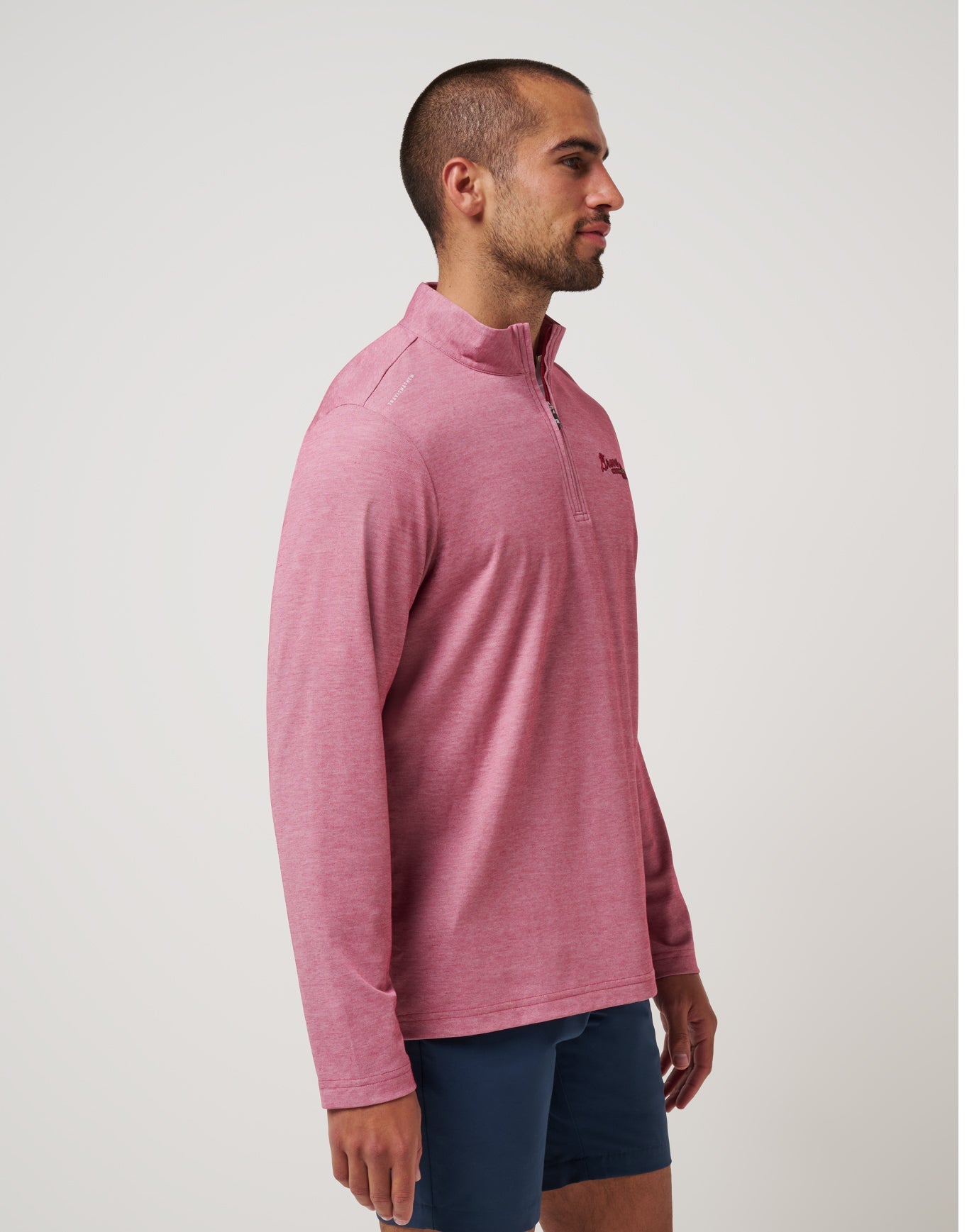Travis Mathew Atlanta Braves Time To Tailgate Quarter Zip