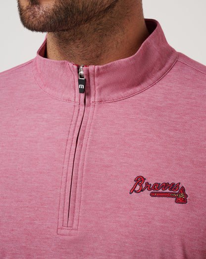 Travis Mathew Atlanta Braves Time To Tailgate Quarter Zip