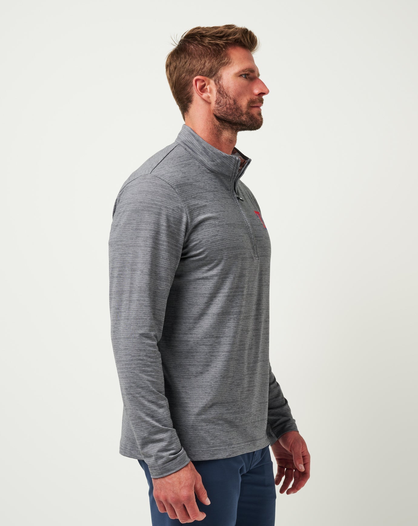 Travis Mathew Texas Rangers The Heater Quarter Zip