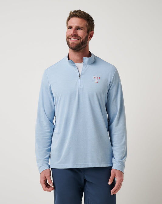 Travis Mathew Texas Rangers Time To Tailgate Quarter Zip
