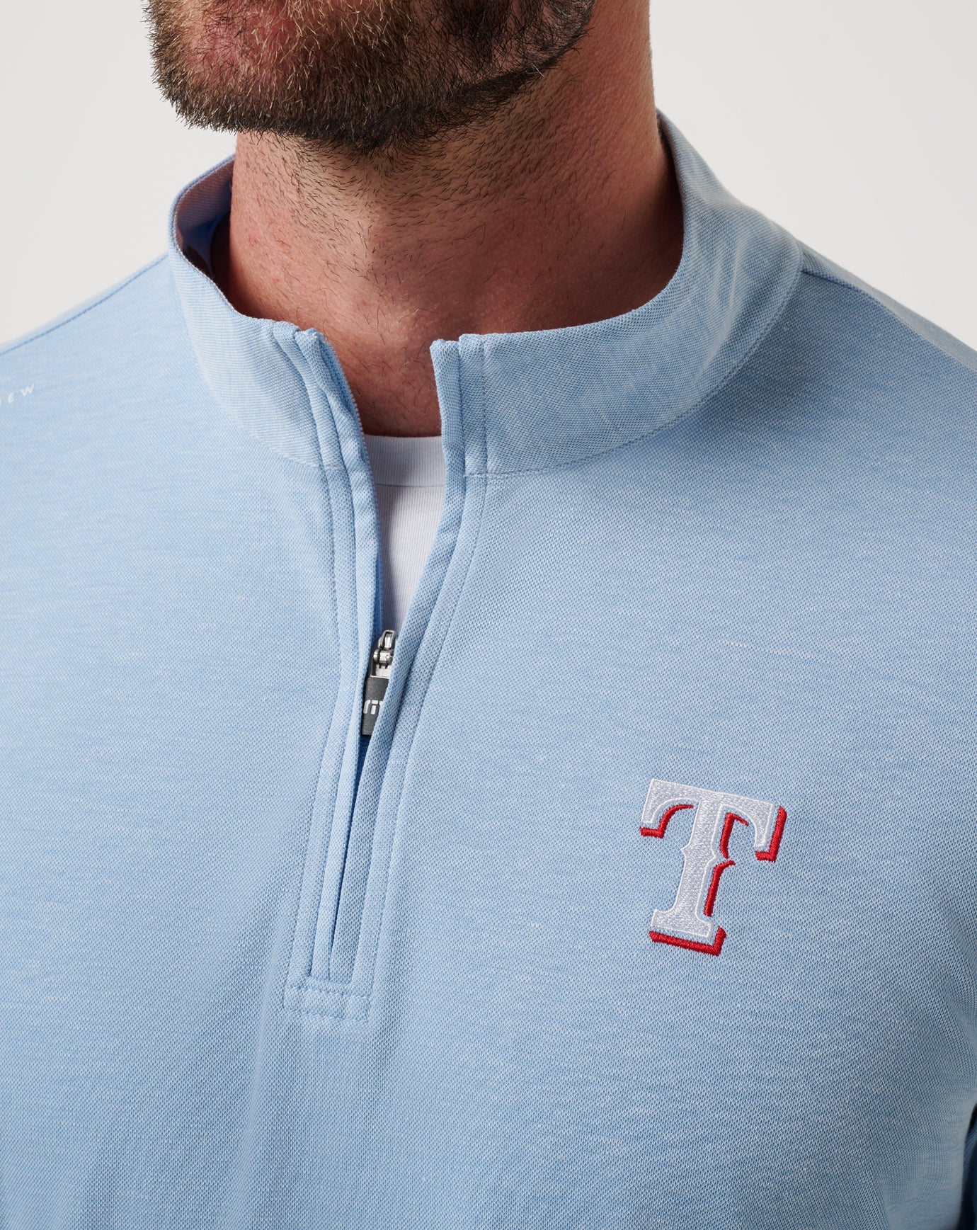 Travis Mathew Texas Rangers Time To Tailgate Quarter Zip