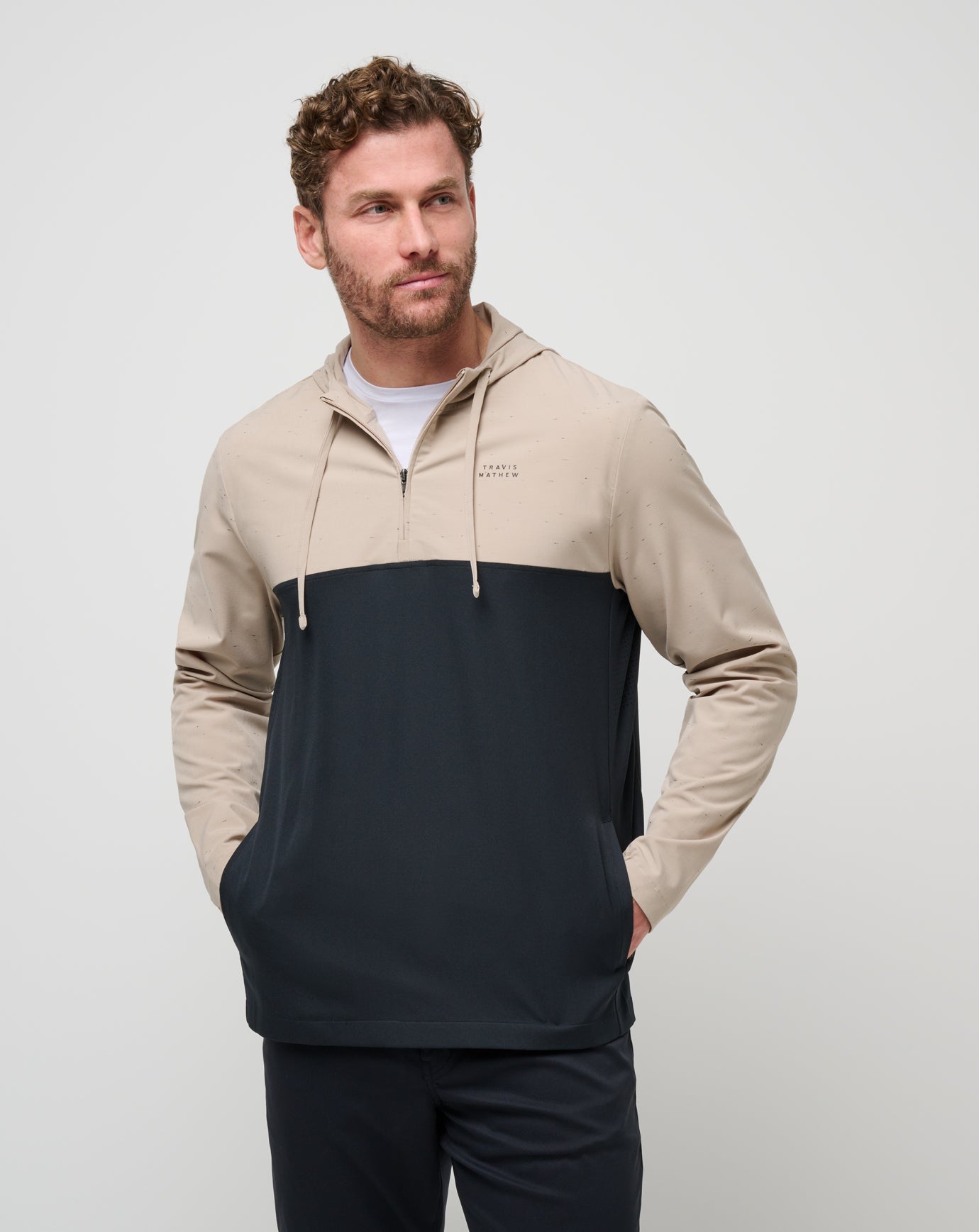 Travis Mathew Rocky Shore Quarter Zip Hoodie