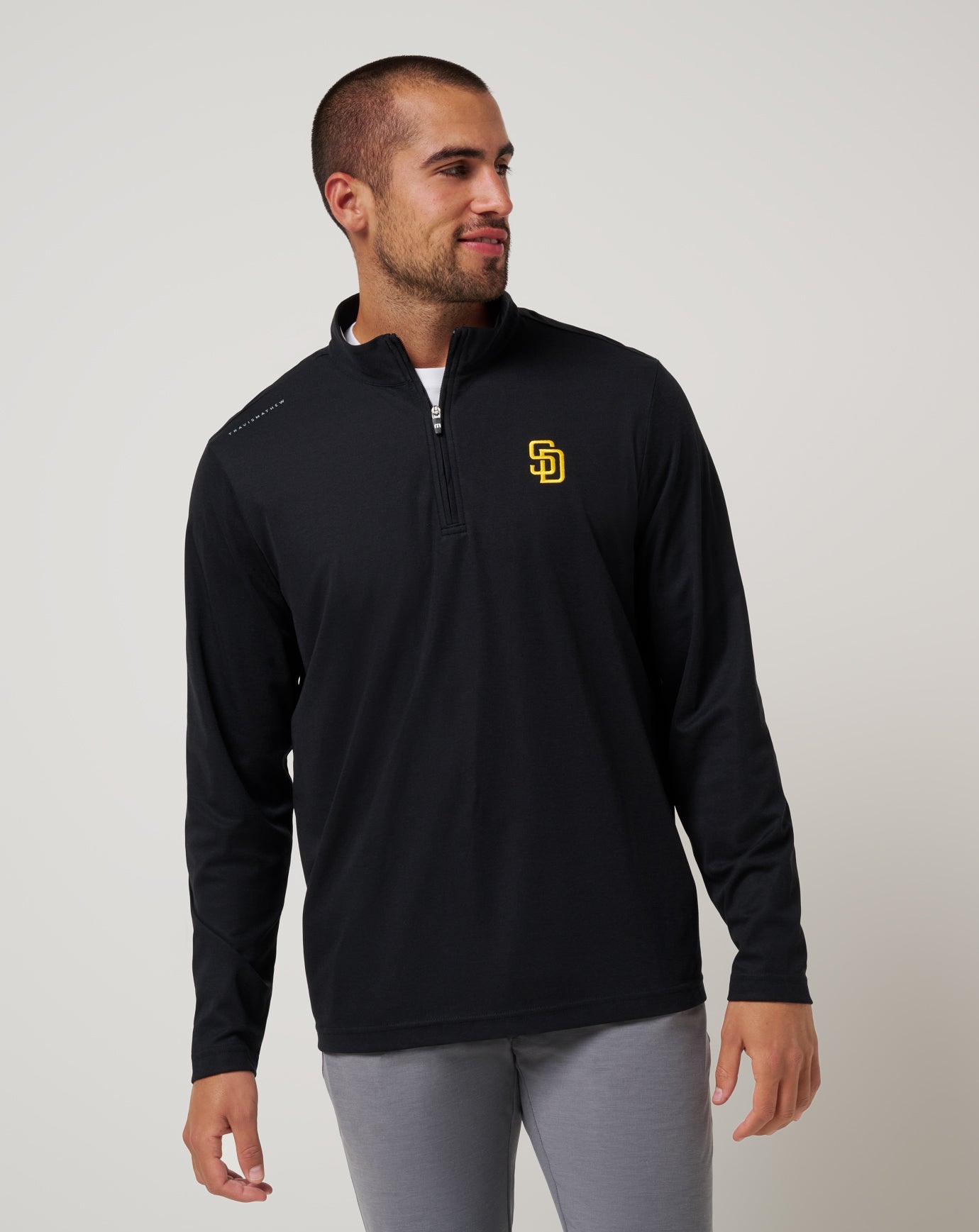 Travis Mathew San Diego Padres Time To Tailgate Quarter Zip