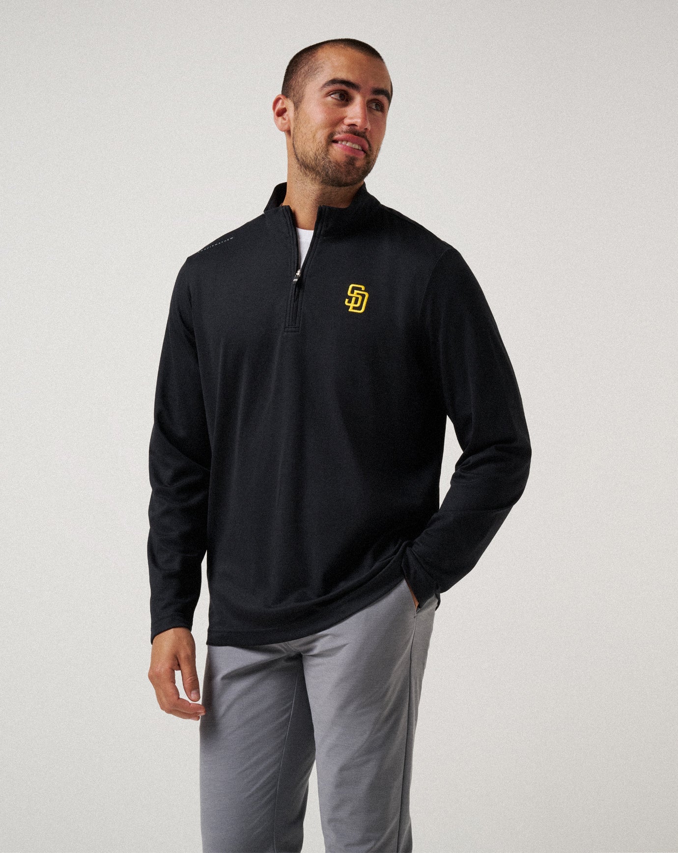 Travis Mathew San Diego Padres Time To Tailgate Quarter Zip