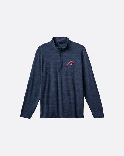 Travis Mathew Atlanta Braves The Heater Quarter Zip
