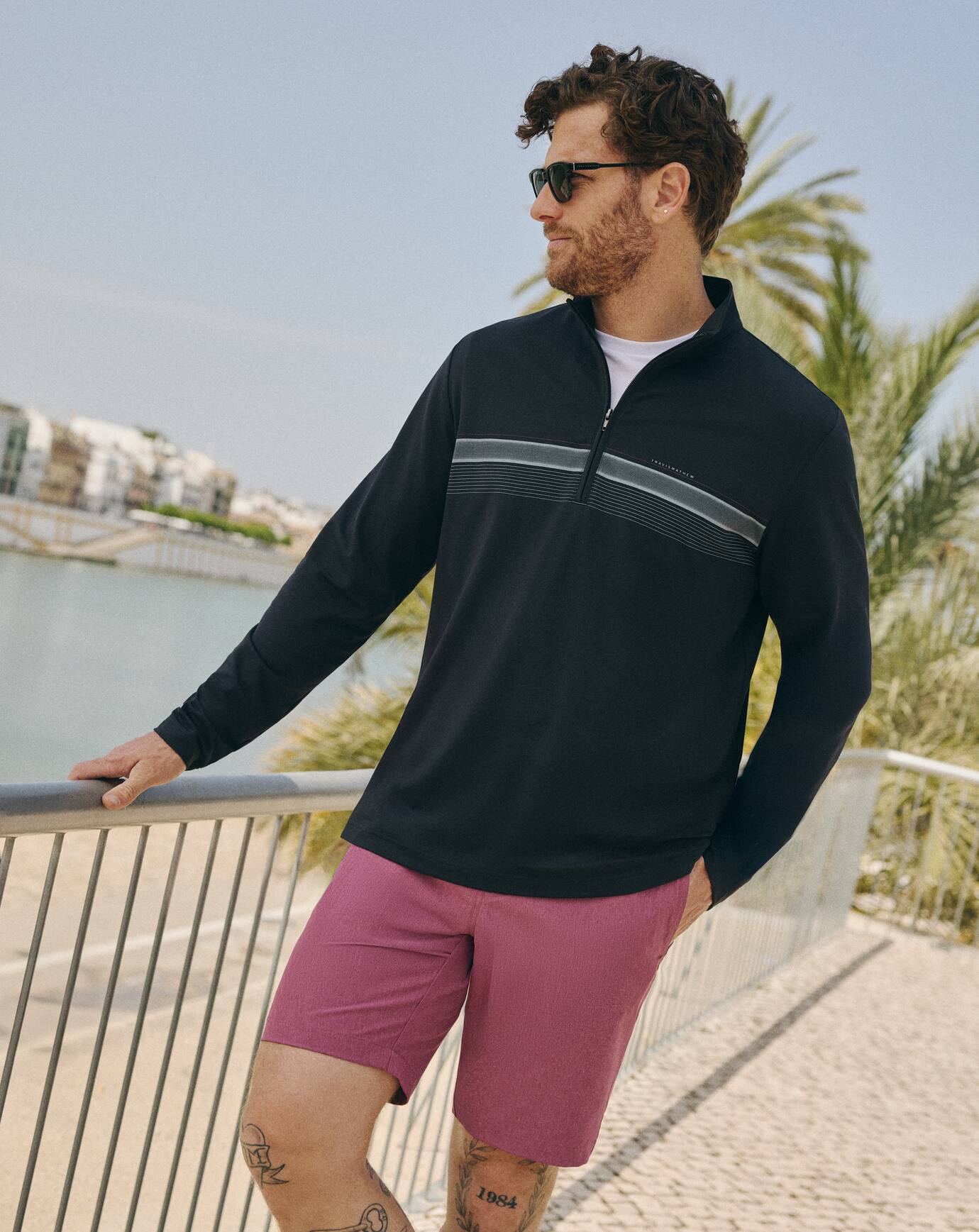Travis Mathew Nautical Adventure Quarter Zip