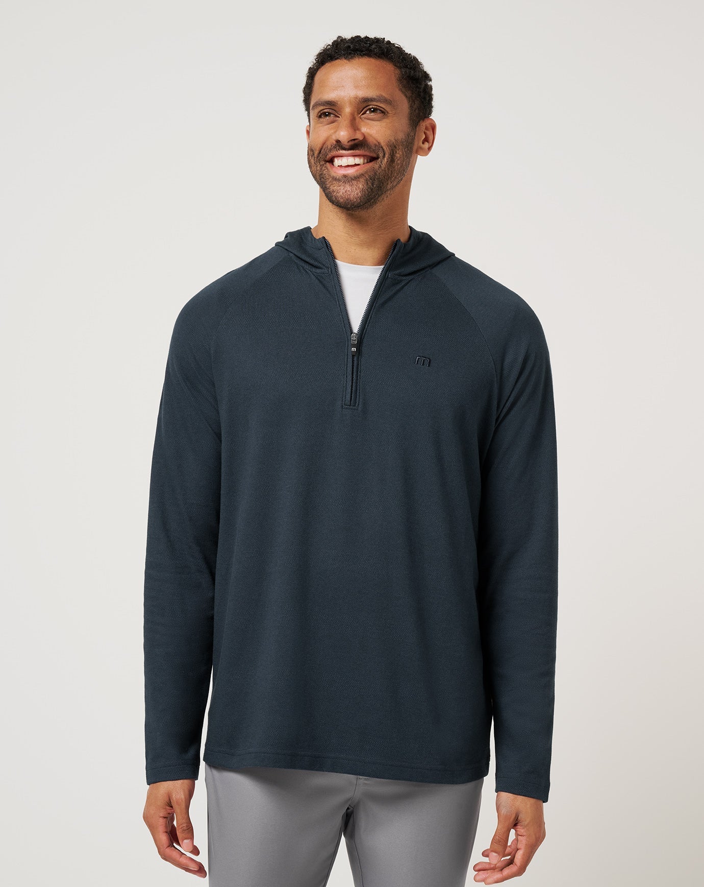 Travis Mathew Country Hopping Hooded Quarter Zip