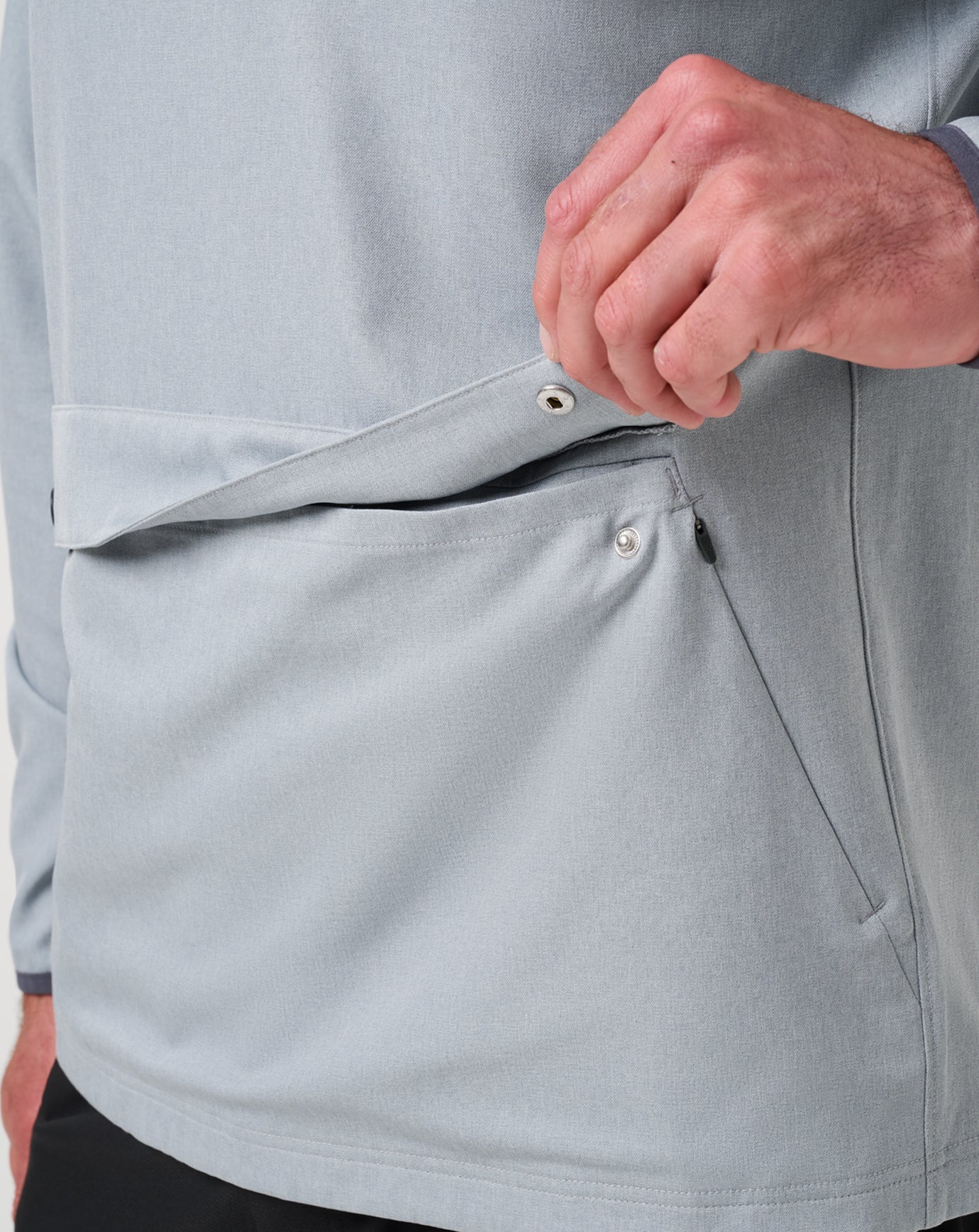 Travis Mathew Out Of Pocket Hooded Quarter Zip
