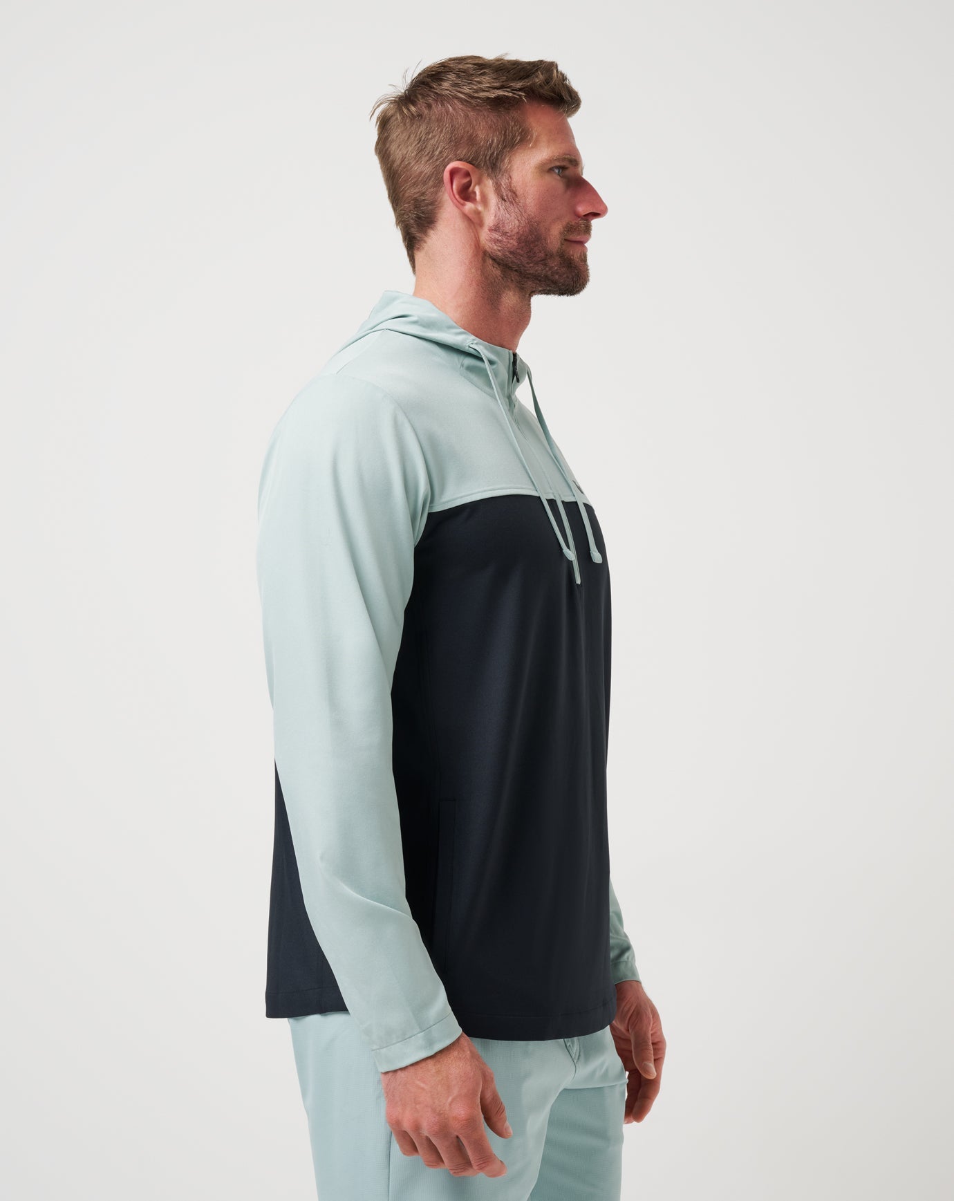 Travis Mathew Coin Toss Quarter Zip Hoodie