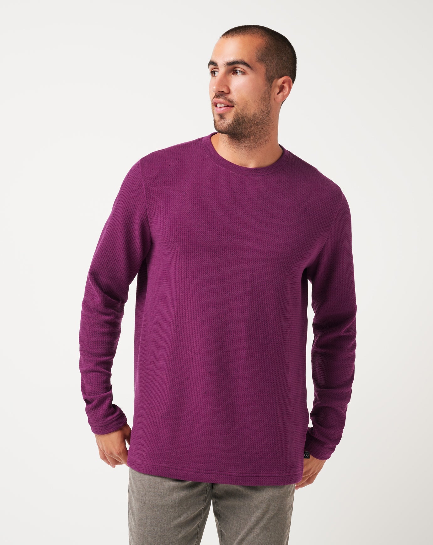 Travis Mathew Burnley Cloud Waffle Crew