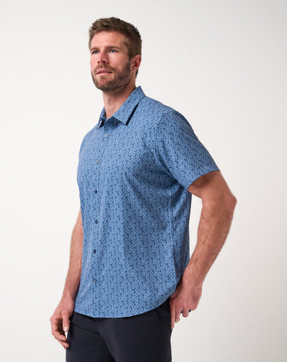 Travis Mathew Techwoven Sunlight Button-Up