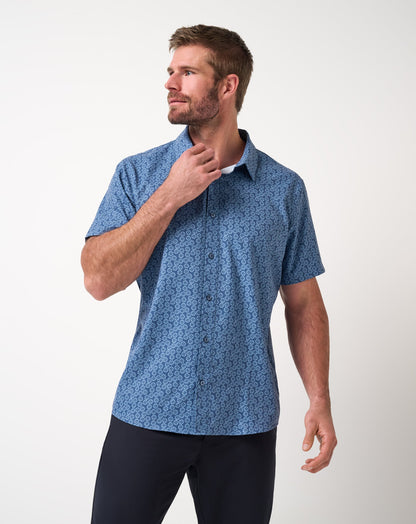 Travis Mathew Techwoven Sunlight Button-Up