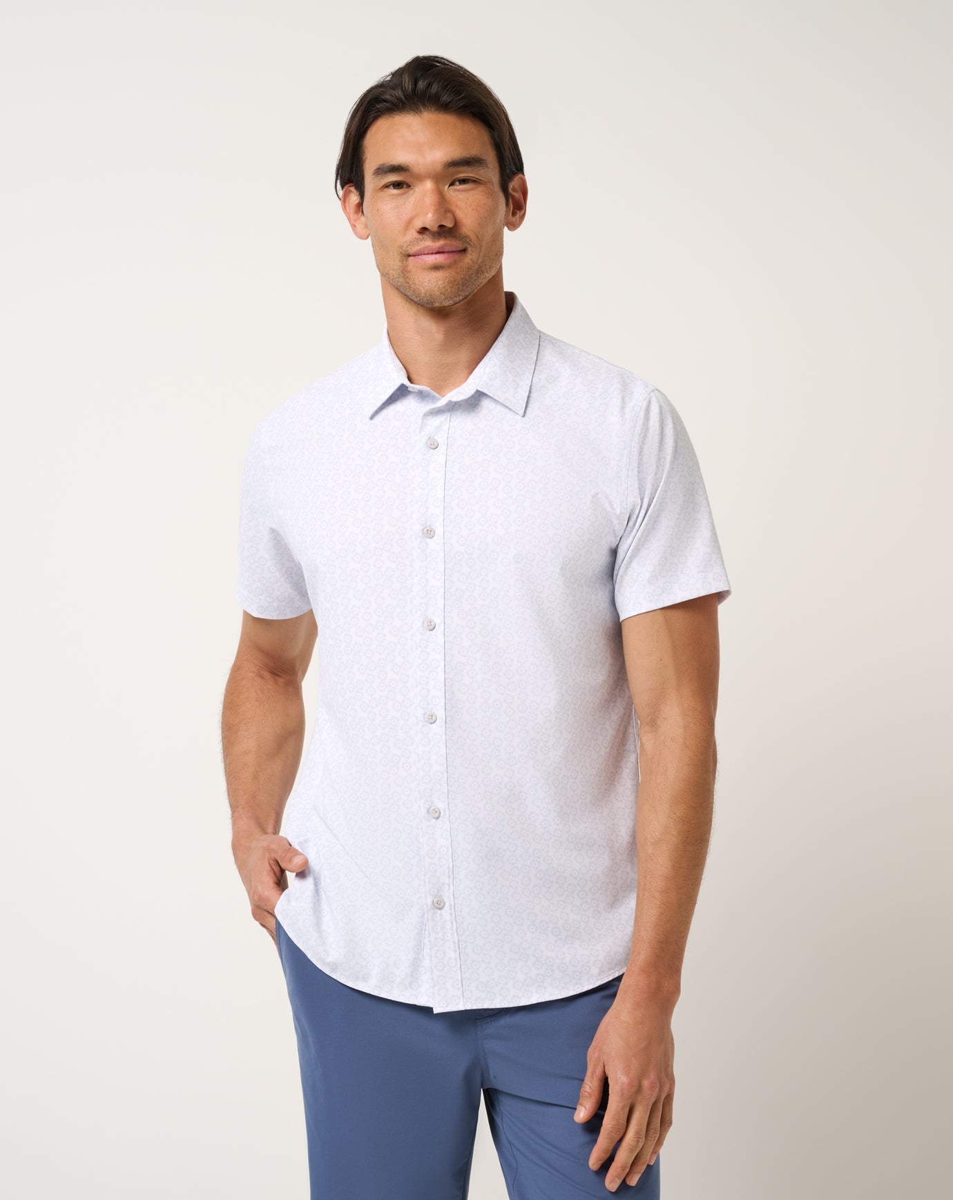 Travis Mathew Techwoven Sunlight Button-Up