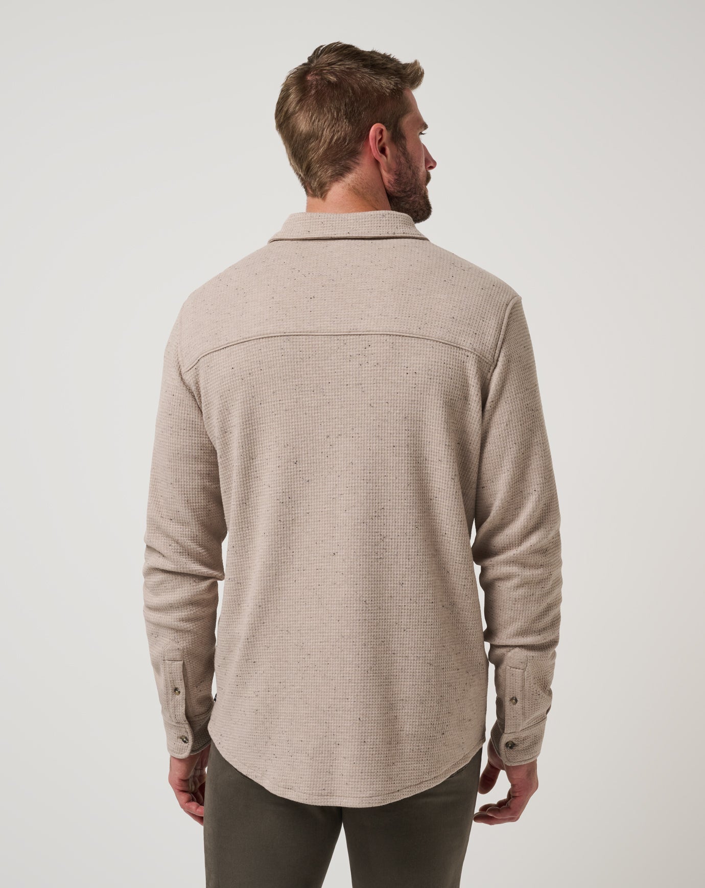 Travis Mathew Cloud Waffle Shirt Jacket