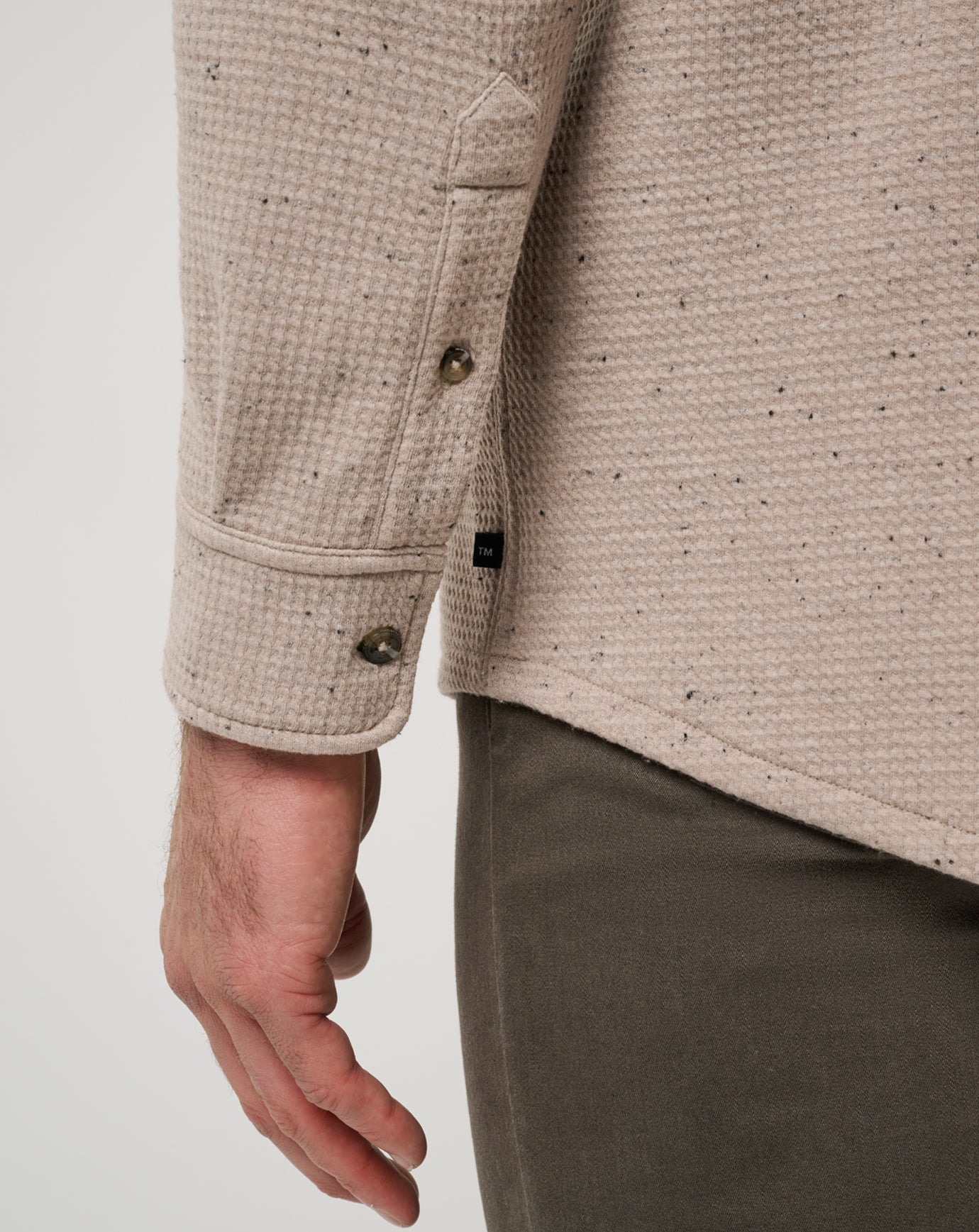 Travis Mathew Cloud Waffle Shirt Jacket