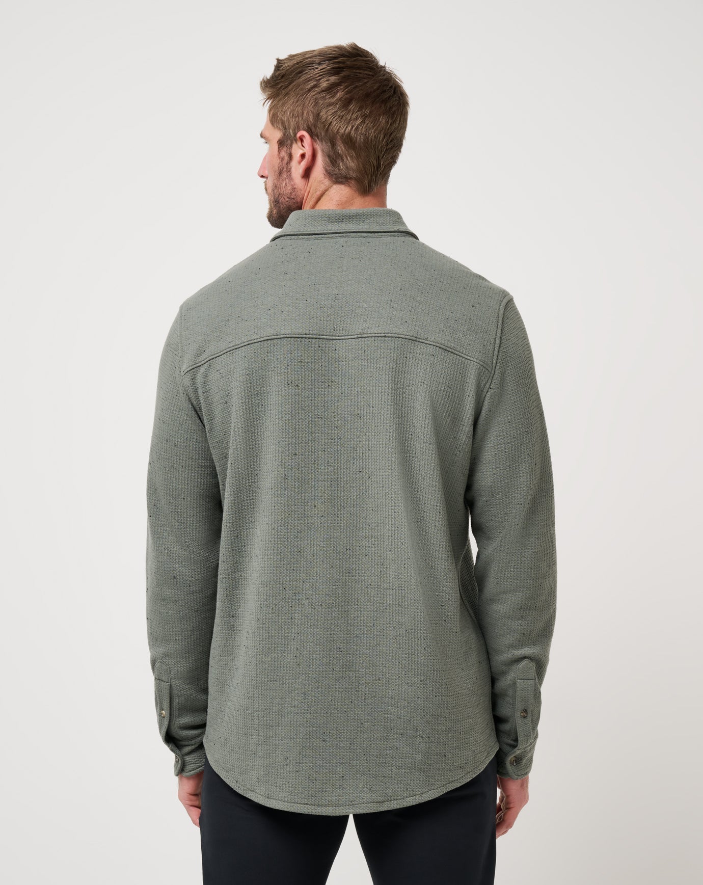 Travis Mathew Cloud Waffle Shirt Jacket