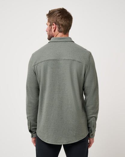 Travis Mathew Cloud Waffle Shirt Jacket
