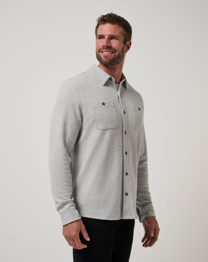 Travis Mathew Cloud Waffle Shirt Jacket