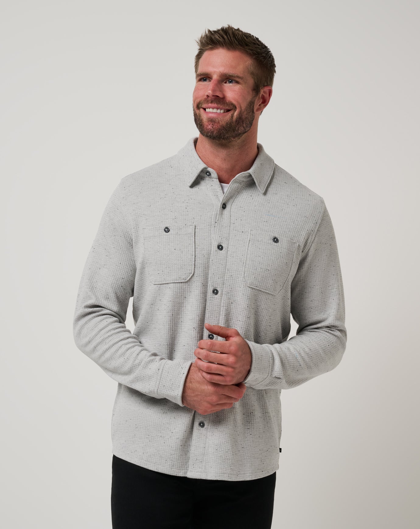 Travis Mathew Cloud Waffle Shirt Jacket
