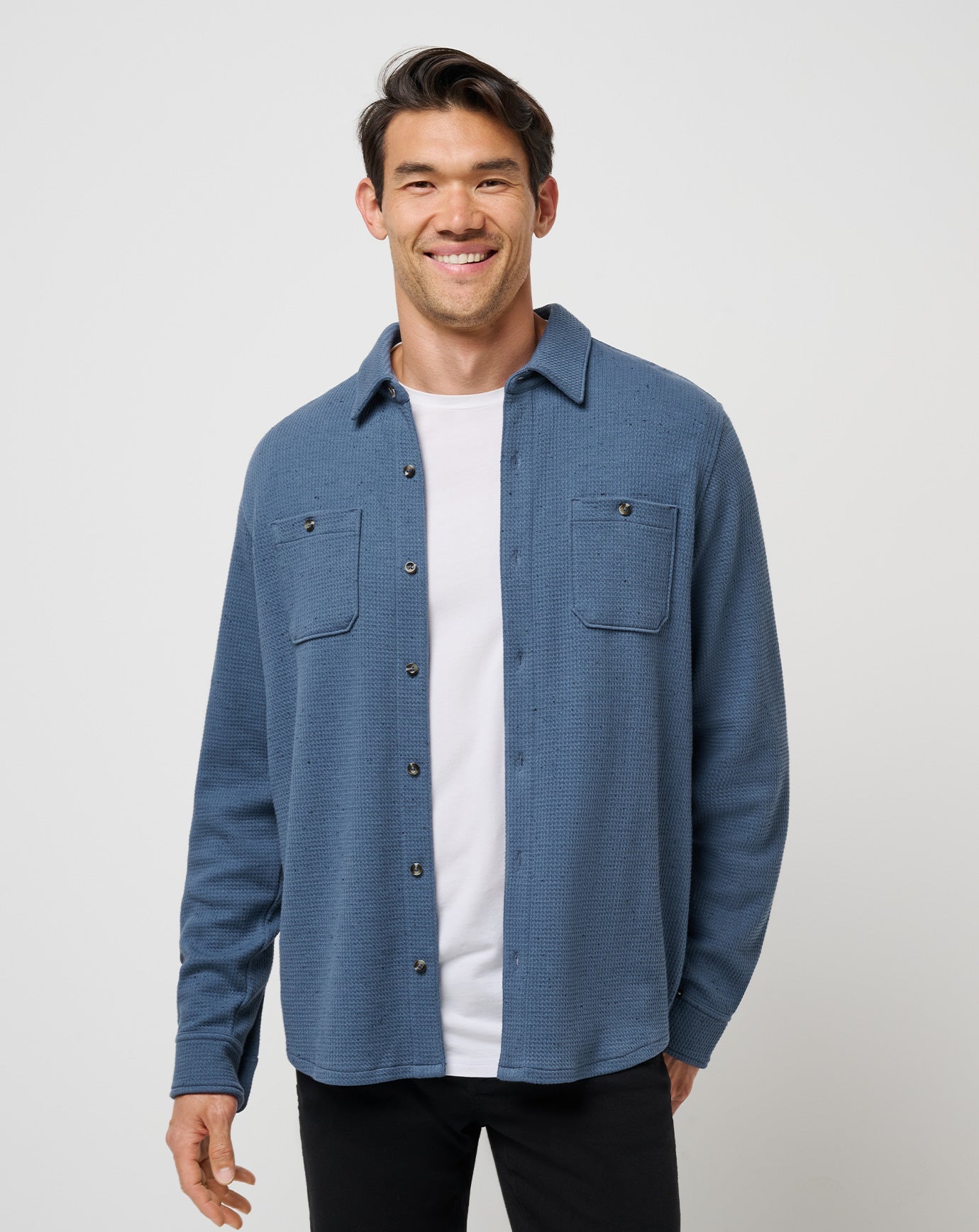 Travis Mathew Cloud Waffle Shirt Jacket