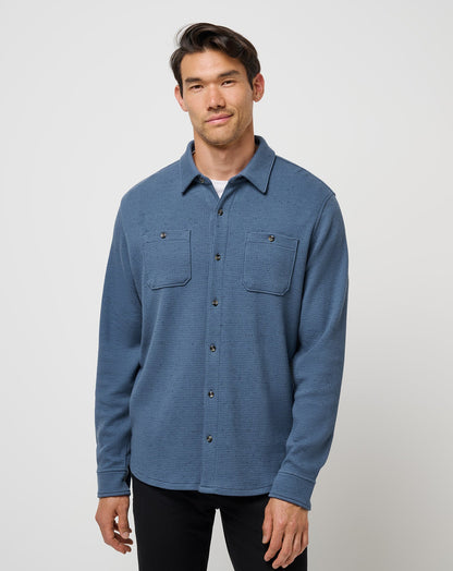 Travis Mathew Cloud Waffle Shirt Jacket