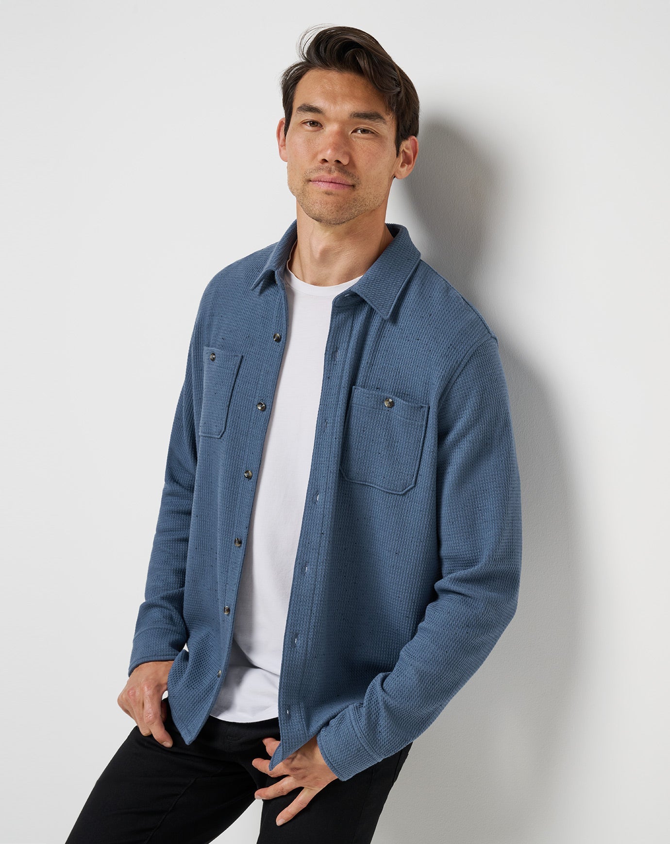 Travis Mathew Cloud Waffle Shirt Jacket