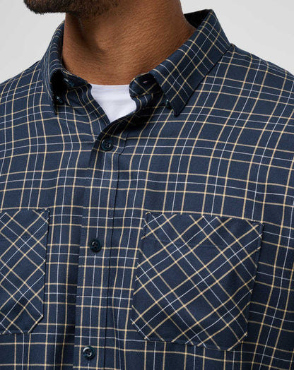 Travis Mathew Cloud Flannel Plaid Button-Up