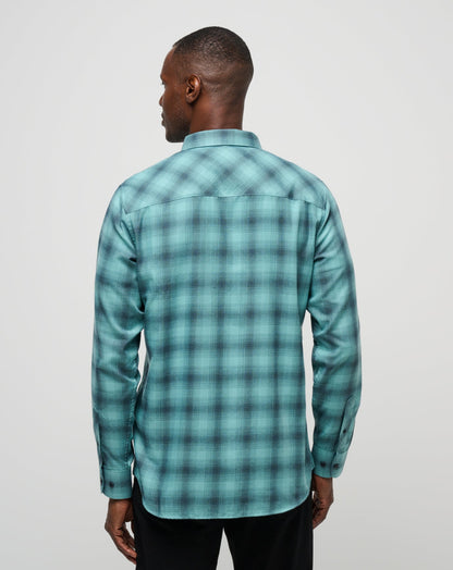 Travis Mathew Cloud Flannel Plaid Button-Up