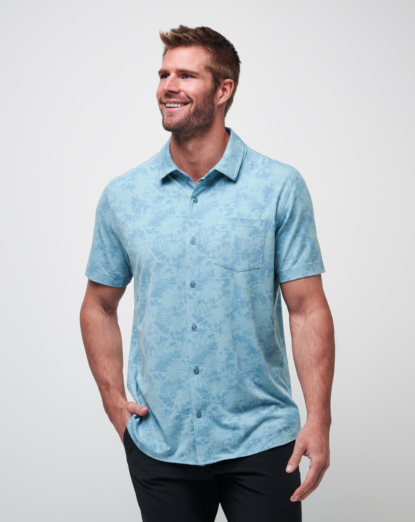 Travis Mathew Knit Braddah Button-Up