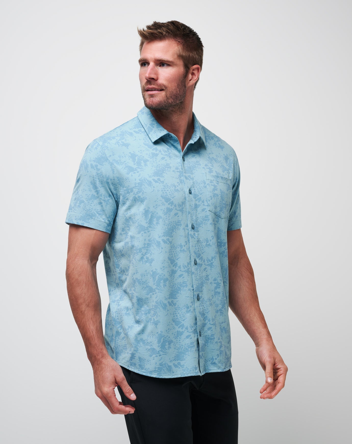 Travis Mathew Knit Braddah Button-Up