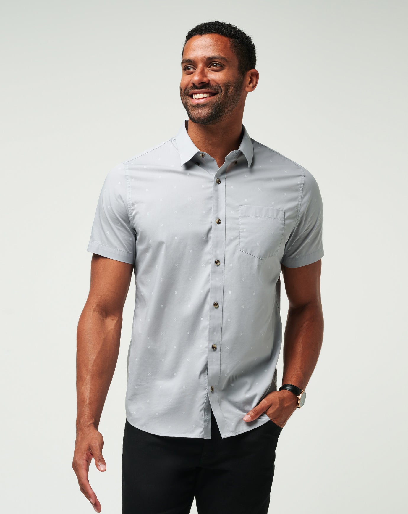 Travis Mathew Across The Pond Button-Up