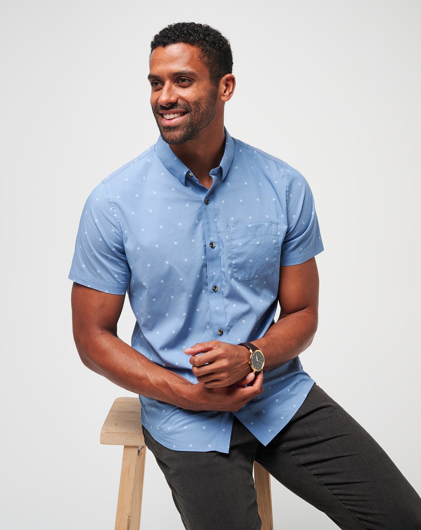 Travis Mathew Wind It In Button-Up