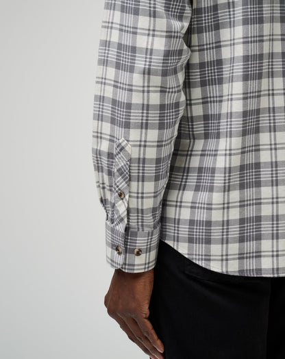 Travis Mathew Cloud Flannel Plaid Button-Up