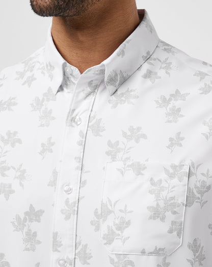 Travis Mathew Mist On The Lake Button-Up