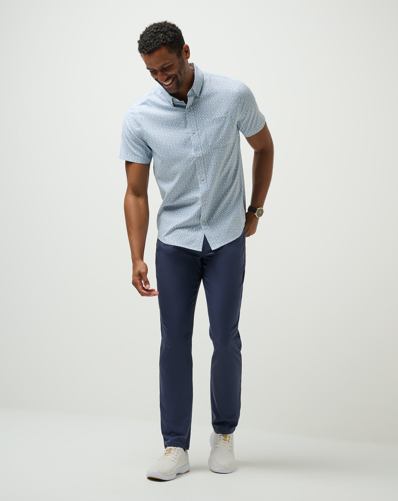 Travis Mathew Techwoven Country Mile Button-Up