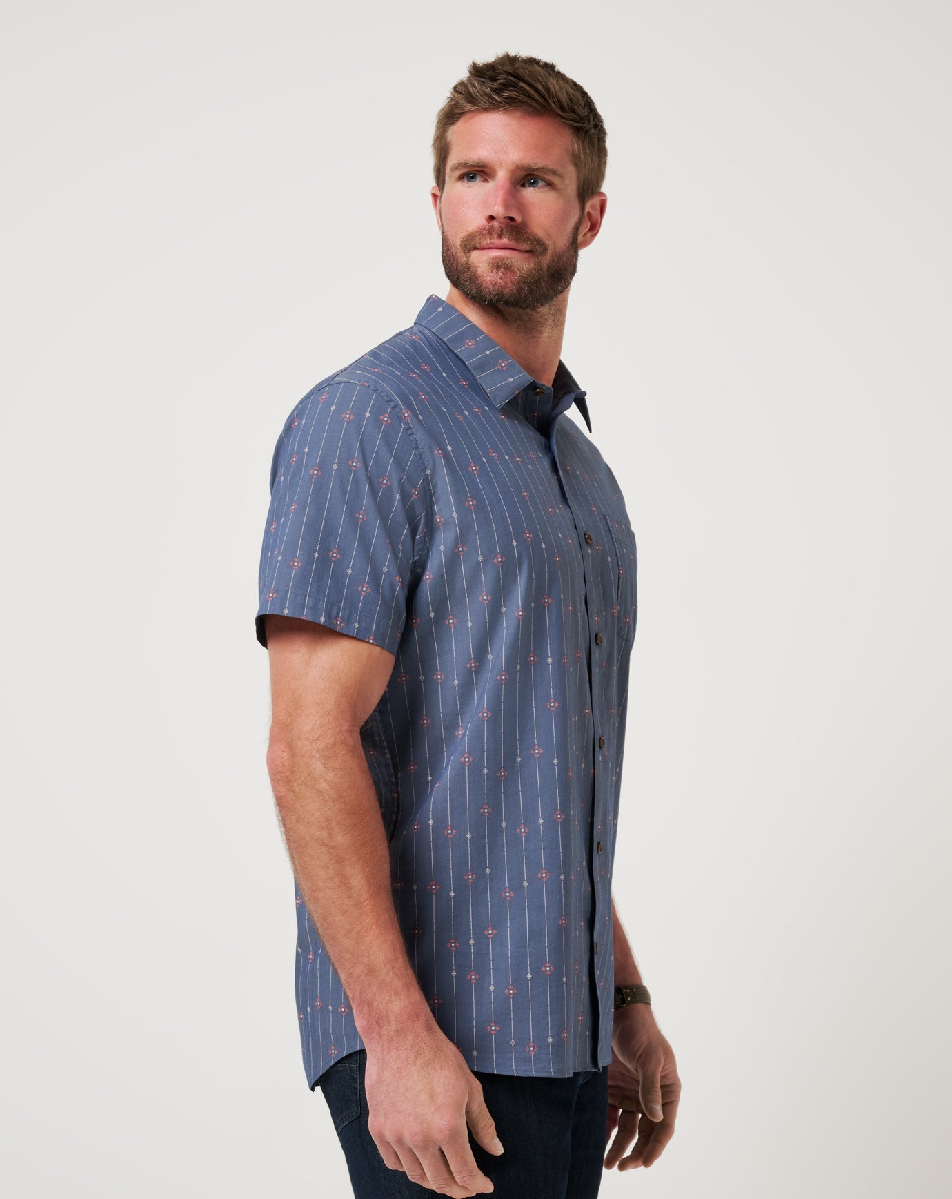Travis Mathew Deco Button-Up