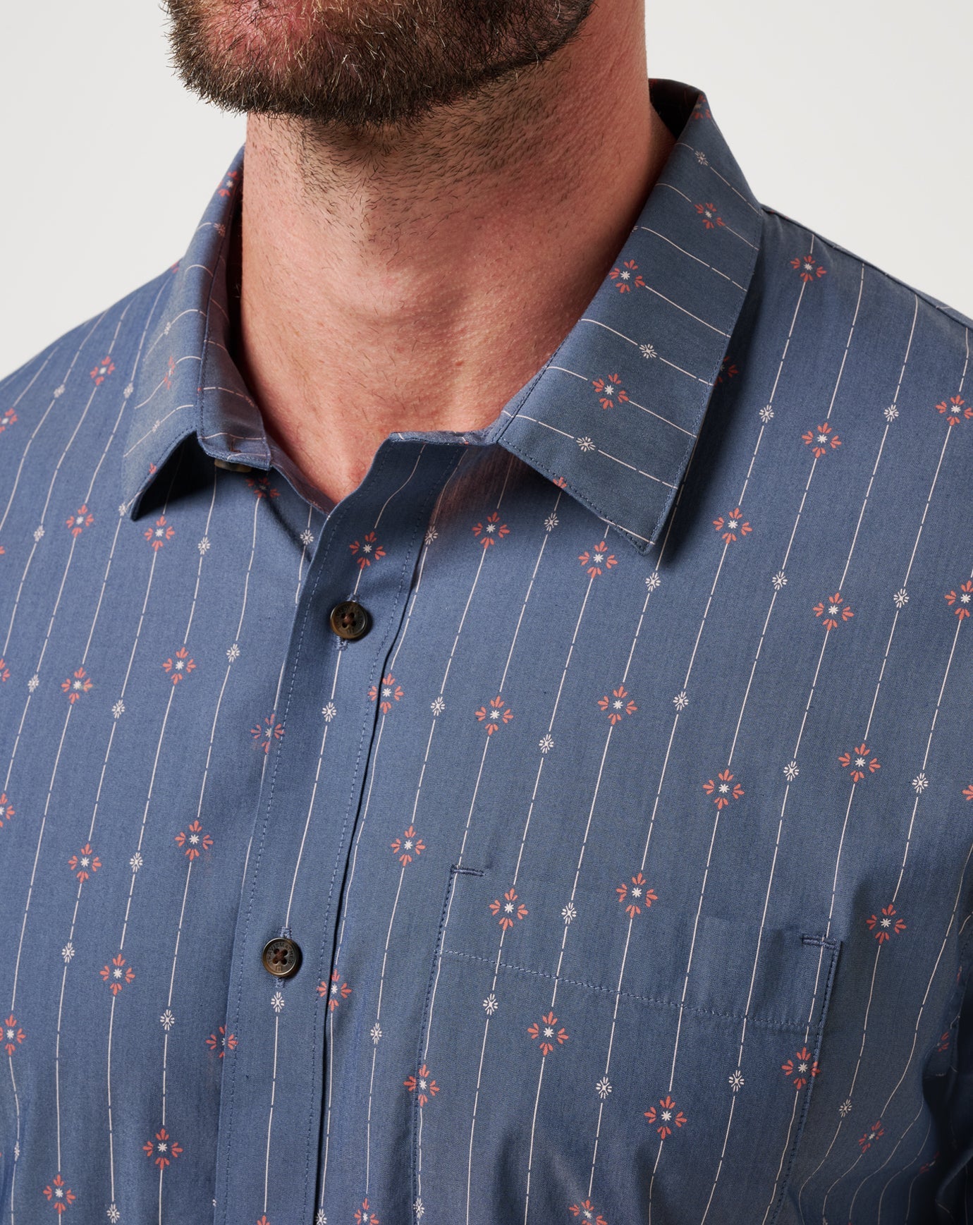 Travis Mathew Deco Button-Up