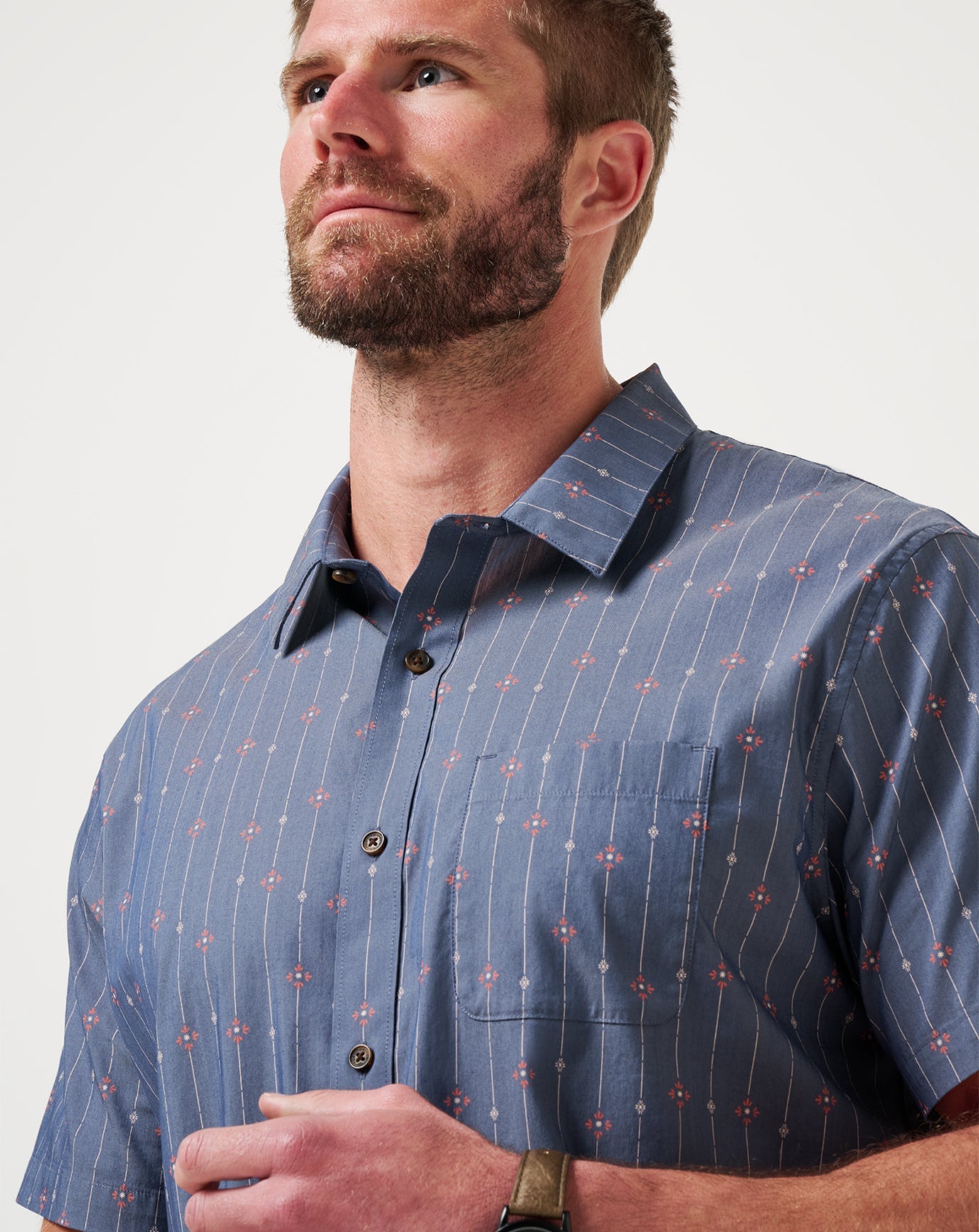 Travis Mathew Deco Button-Up