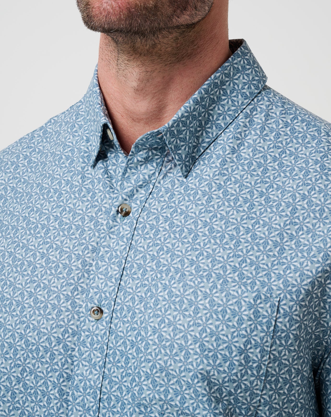 Travis Mathew Techwoven Country Mile Button-Up